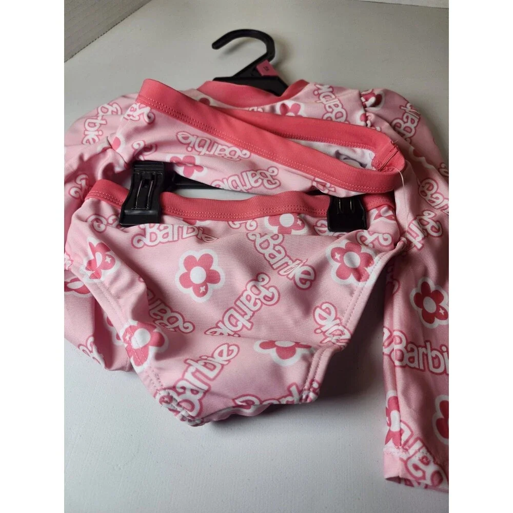 18 Month Long Sleeve 2 Piece Swimsuit Barbie